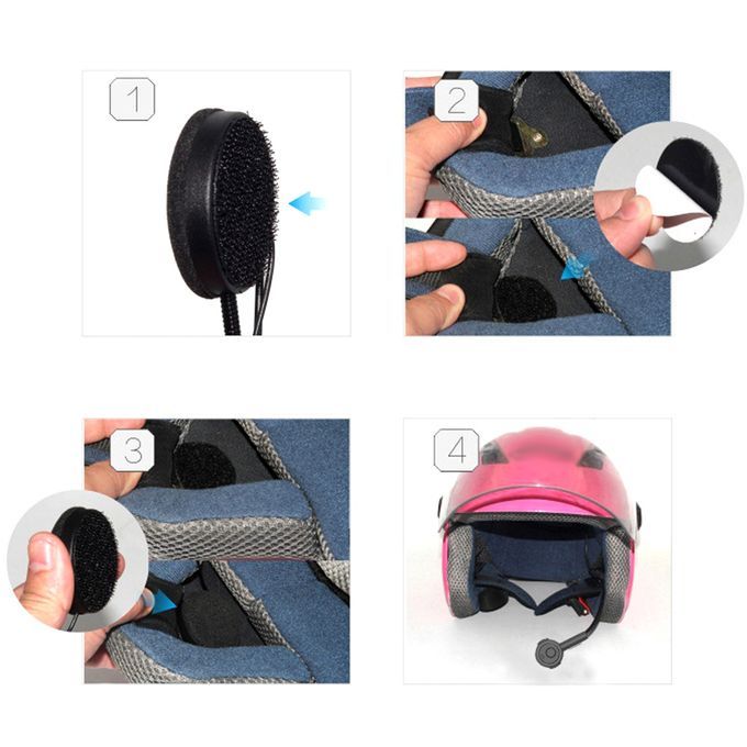 Motorcycle Helmet Headset  Intercom Heaphones Wireless