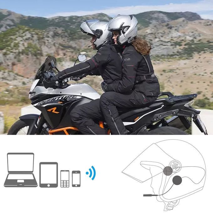 Motorcycle Helmet Headset  Intercom Heaphones Wireless