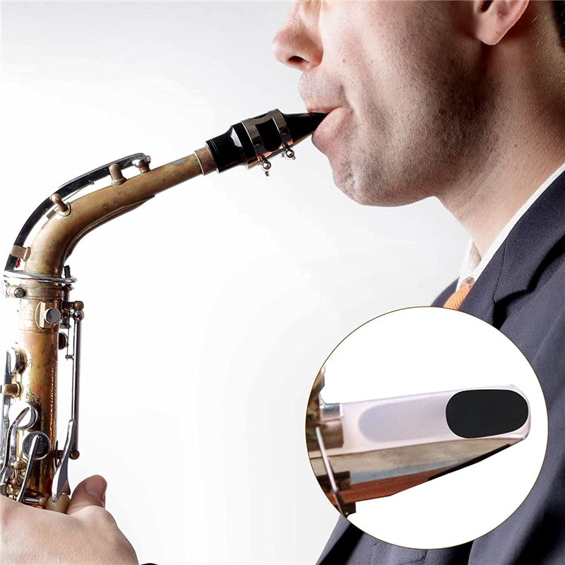 160 Pieces Saxophone Tenor/Alto Clarinet Mouthpiece Cushion Sax Mouthpiece Patches Pads Cushions Thick 0.8 mm