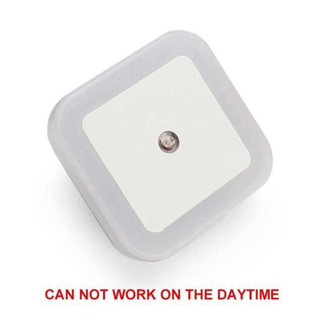 LED Night Light Mini Light Sensor Control 110V 220V EU Plug Nightlight Lamp For Children Kids Living Room Bedroom Lighting