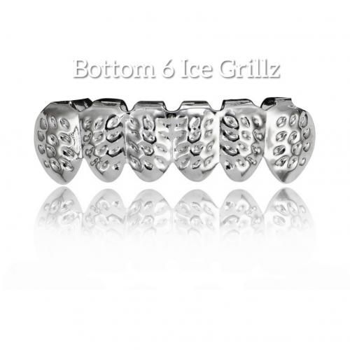 Hip Hop Ice Gold Teeth Grillz