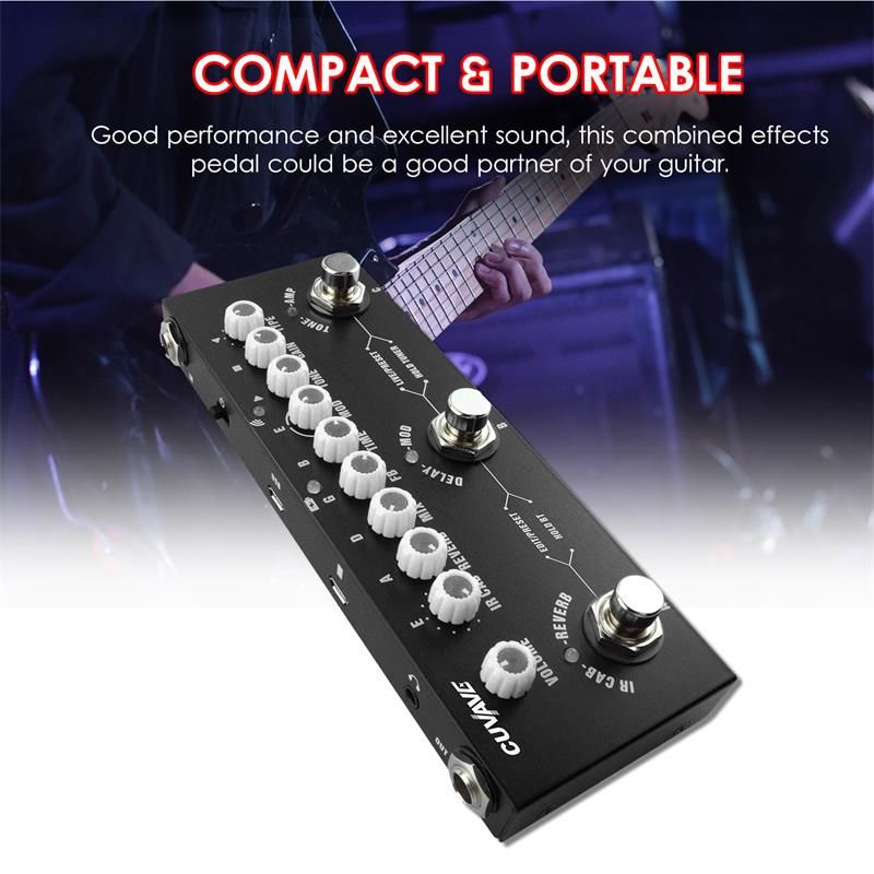 Multifunctional Electric Guitar Combined Effect Pedal