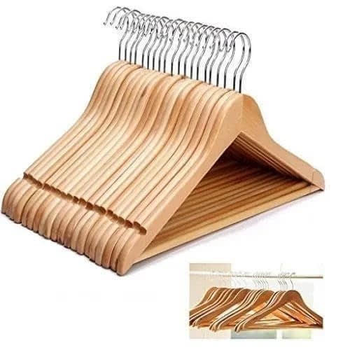Wooden Hanger -10 Pieces