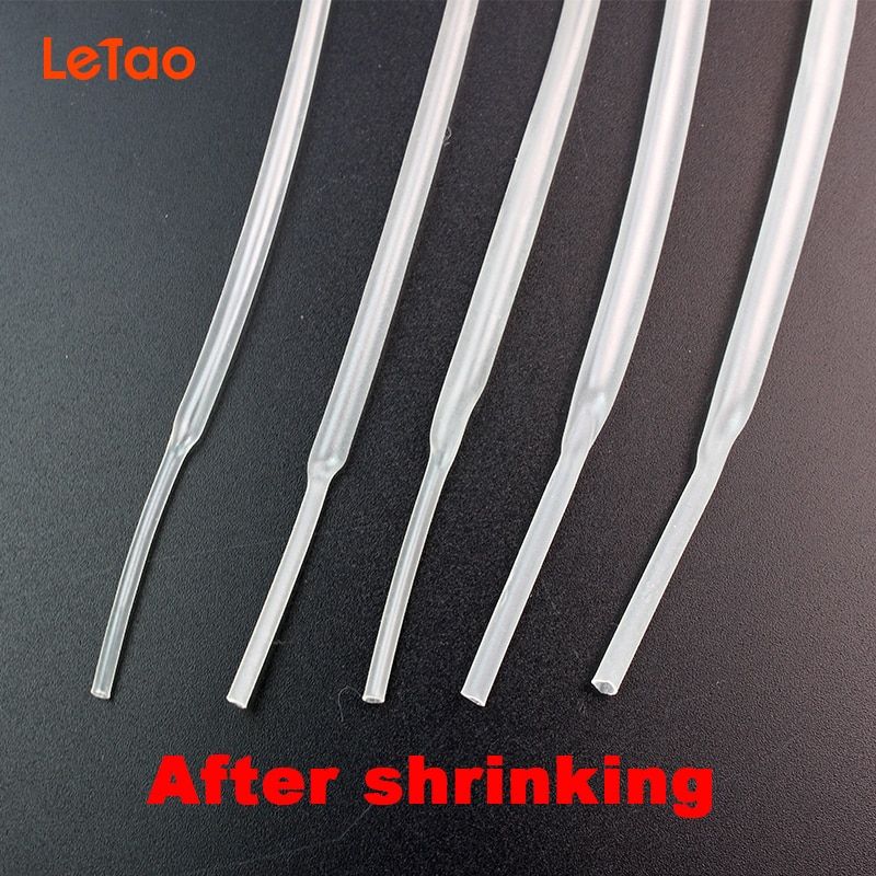 10meters/set Heat Shrink 2:1 Transparent Tubing 2mm 3mm 4mm 5mm 6mm 8mm 10mm 12mm 14mm,16mm Clear Cable Sleeve Wrap Wire