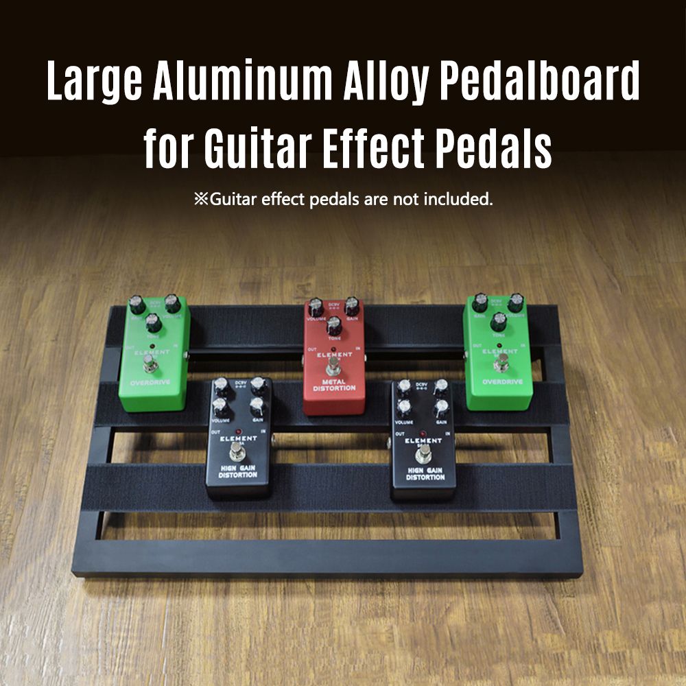 Large Size Guitar Effect Pedal Board Aluminum Alloy