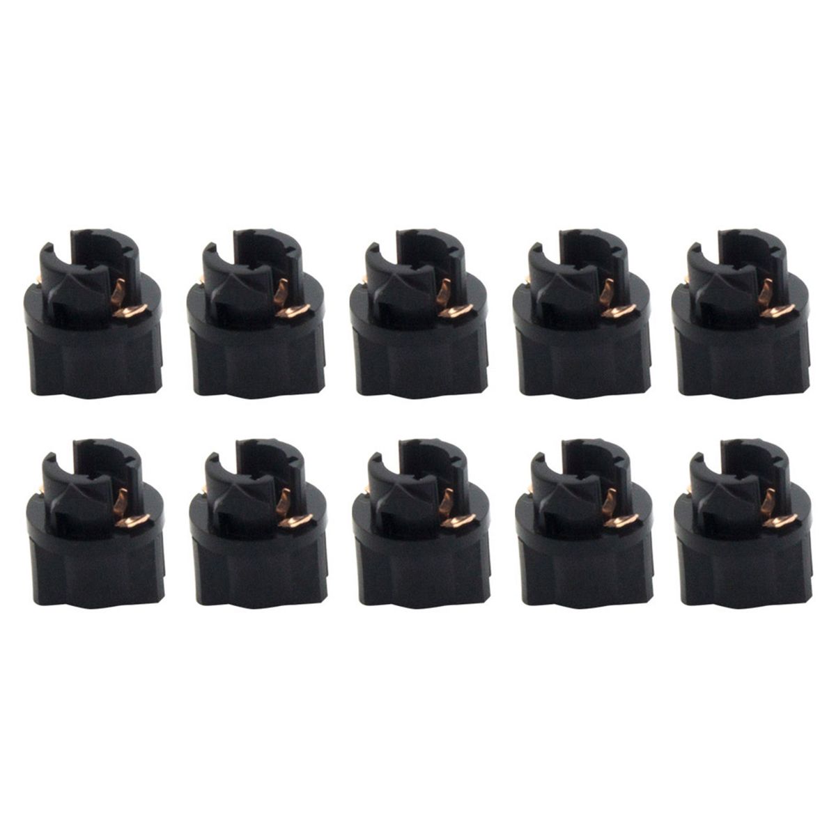 10Pcs T5 LED Twist Socket PC47 Instrument Panel Cluster
