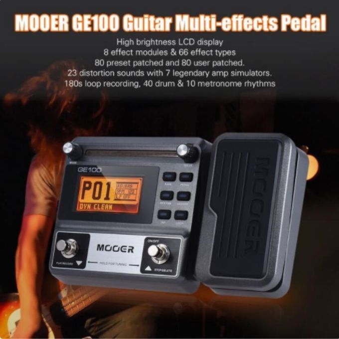 Mooer Multi-effects Processor Guitar Effect Pedal With Loop
