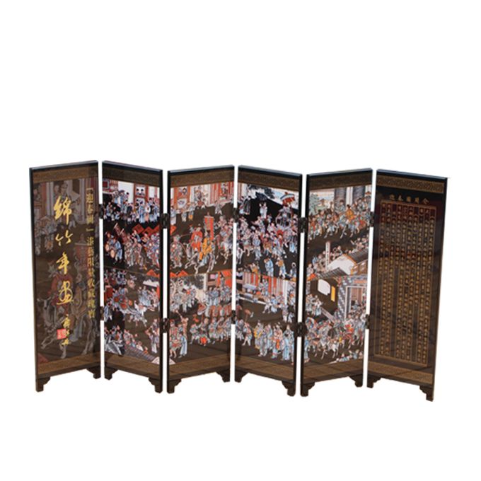Chinese Classical Screen Decoration, Jinzhu New Year Pictures, Chinese Folk Crafts, One Of China's Intangible Cultural Heritage, Suitable For Office Or Home Decoration, Gift Giving