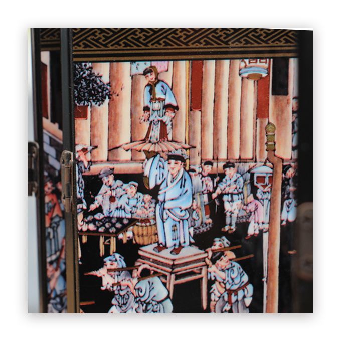Chinese Classical Screen Decoration, Jinzhu New Year Pictures, Chinese Folk Crafts, One Of China's Intangible Cultural Heritage, Suitable For Office Or Home Decoration, Gift Giving