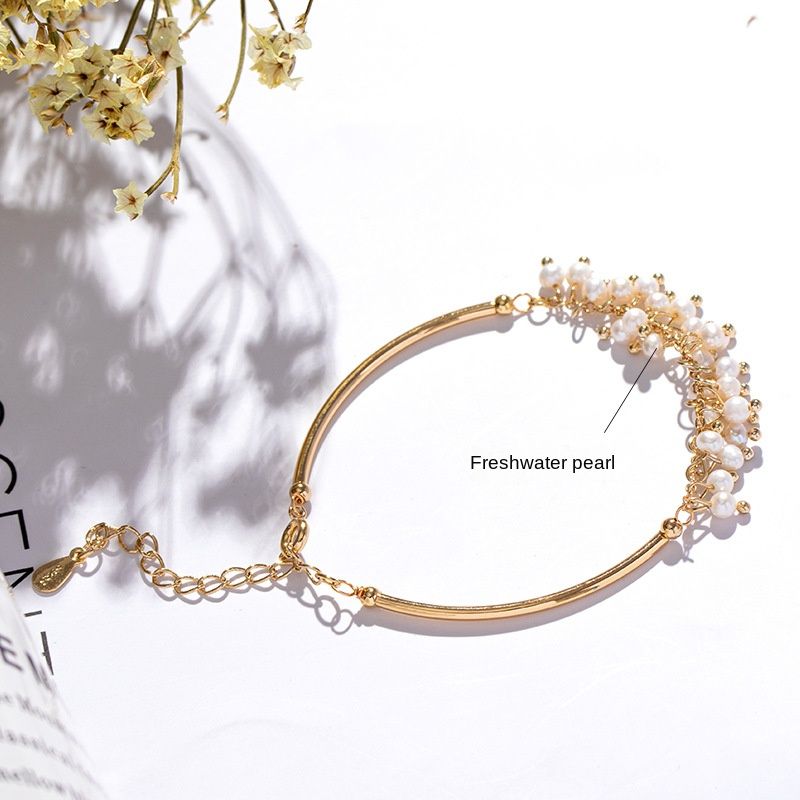 Pearl Bracelet Starry Sky Ins Bracelet Ornament Special-Interest Design Student Girlfriends Female Birthday Present