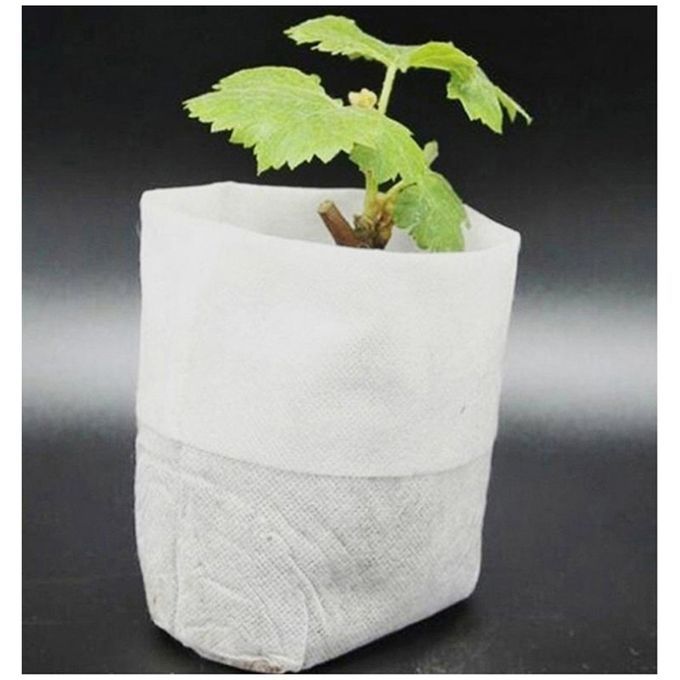 100 Pcs Environmental Protecting Nursery Pots Seedling Raising Storage Bags