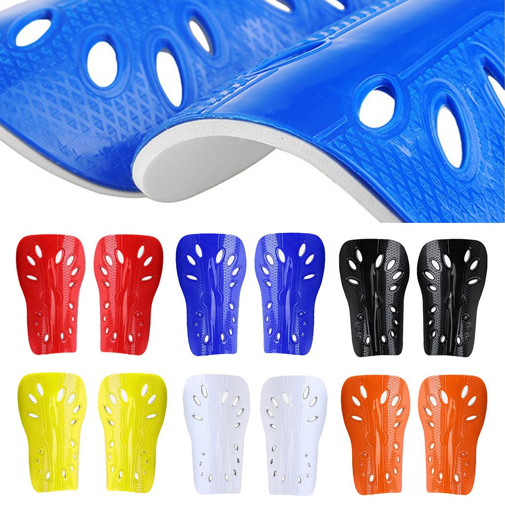 Soccer Football Shin Guards Pads Shinguard Protector Girl Boy Red