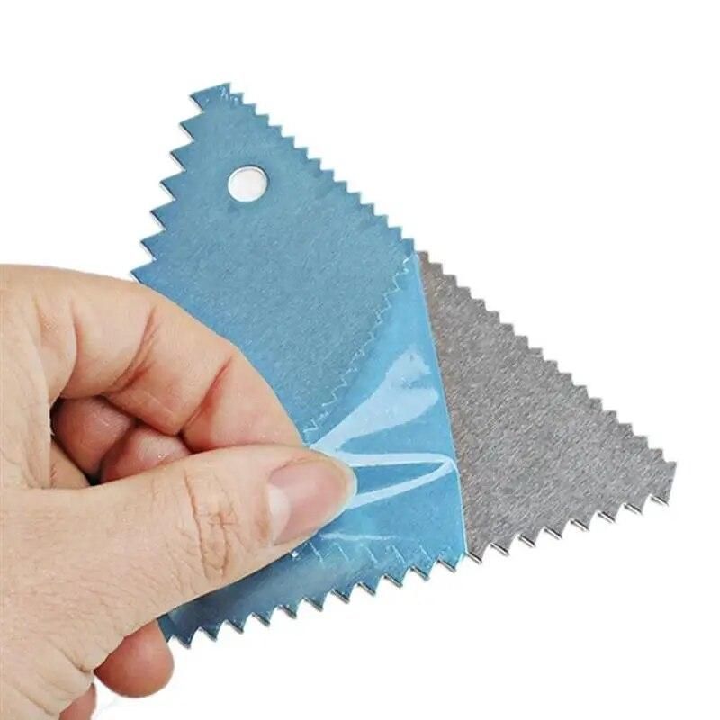 4pcs Cream Scraper Irregular Teeth Edge DIY Scraper Cake Decorating Fondant pastry cutters Baking Spatulas Tools