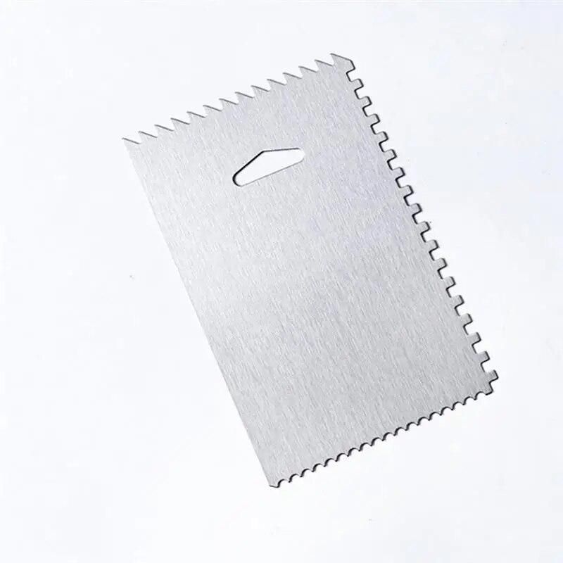 4pcs Cream Scraper Irregular Teeth Edge DIY Scraper Cake Decorating Fondant pastry cutters Baking Spatulas Tools