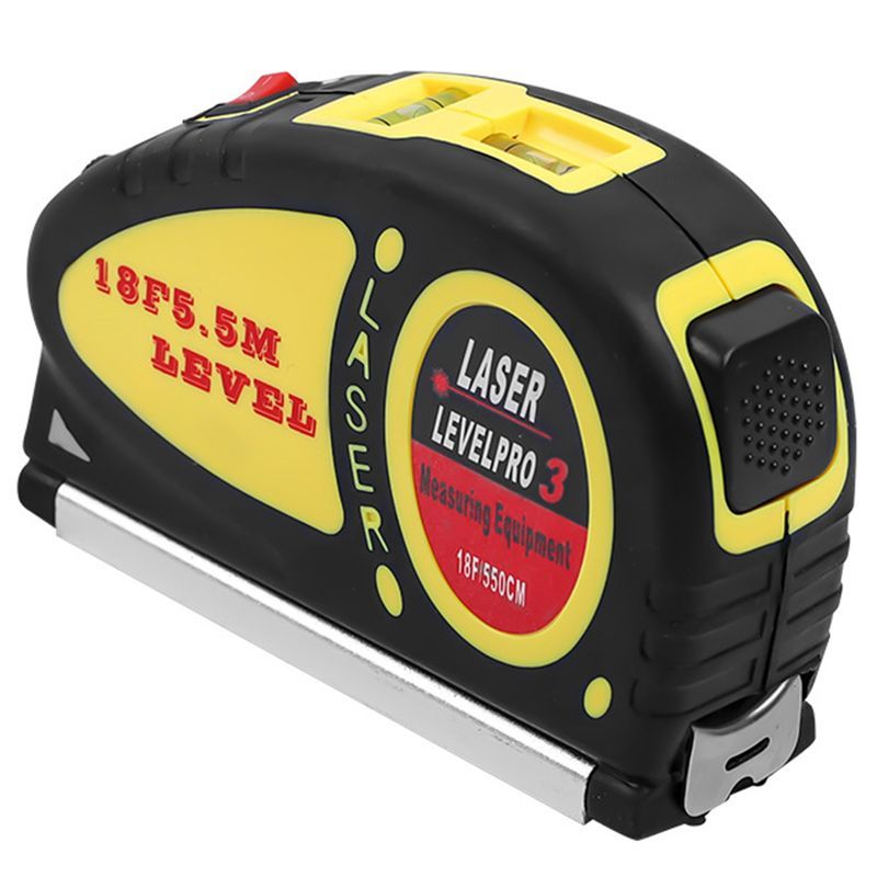 Multipurpose Laser Tape Measure Line 18ft Tape Measure Ruler