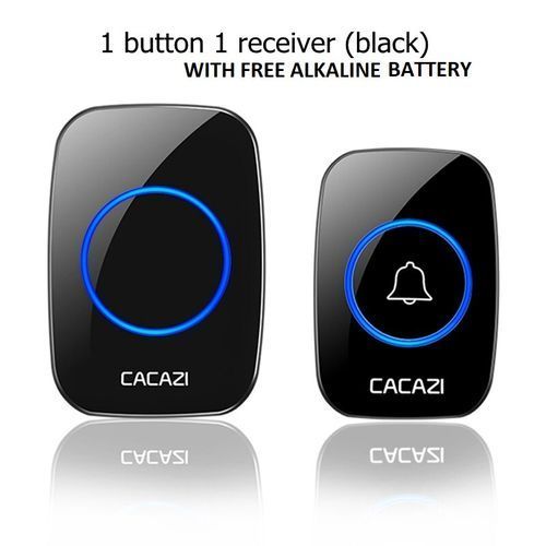 Smart Home Wireless Doorbell Waterproof 60 Ringtones Chime UK EU US Plug Smart Door Bell