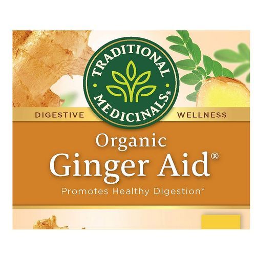 Organic Ginger Aid Herbal Tea,Healthy Digestion 16Wraps