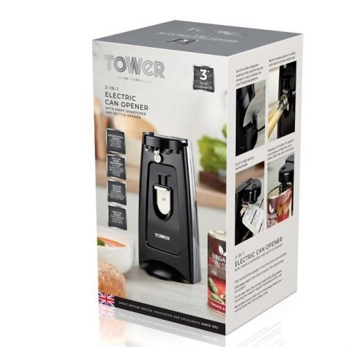 Multipurpose 3 In 1 Electric Can Opener  Knife Sharper