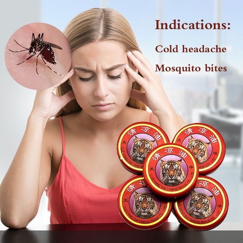 Chinese Eliminate Medicine Refresh Brain Out Mosquito God Oil Headache Treat Cooling Balm Smell Drive Tiger Bad