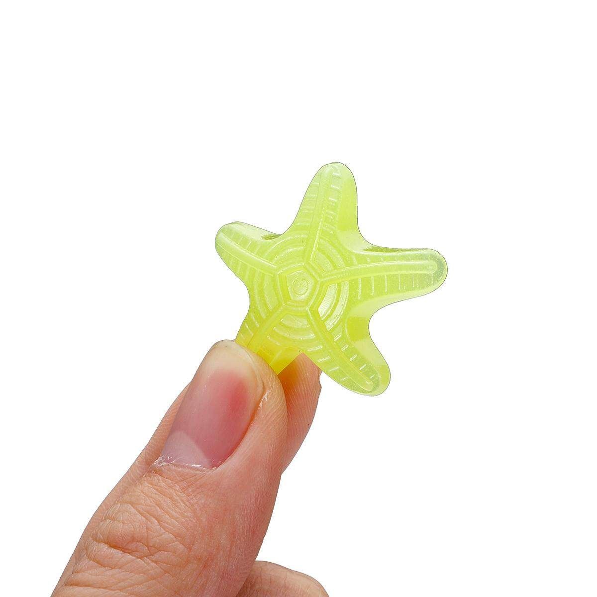 80x Set Luminous Aquarium Fish Tank Accessories Marine Animal Mixed Color Marine Animals