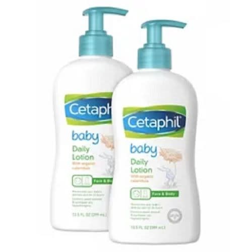 Baby Daily Lotion With Organic Calendula & Sweet Almond - 3.5oz X2