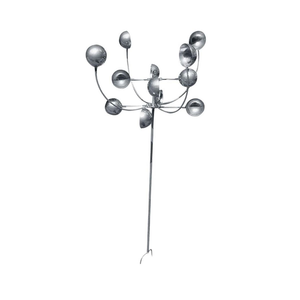 Creative Magical Metal Windmill 3D Wind Powered Kinetic Sculpture Lawn Metal Wind Spinners Outdoor Yard