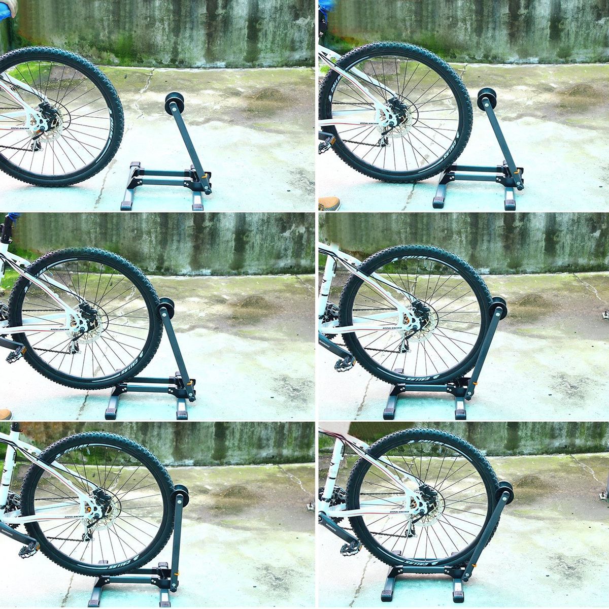 Aluminum Alloy Bicycle Floor Parking Rack Stand -Foldable