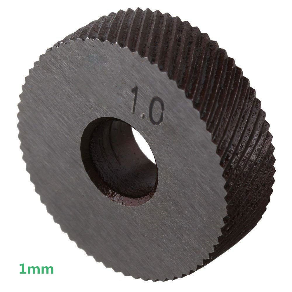 Dual Wheel Knurling Tool Kit 7pcs 0.5mm 1mm 2mm Wheel Linear Pitch Knurl Set Steel La