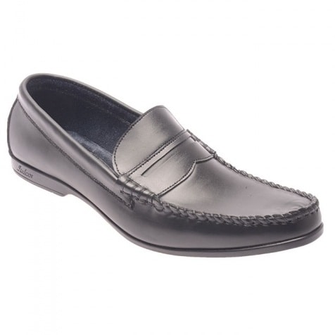 Belt Detail Loafers-Black