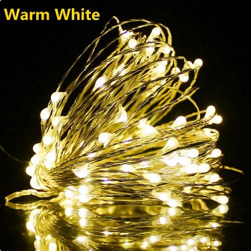 Fairy Lights 10m 100 LEDs String Lights USB Remote Control
