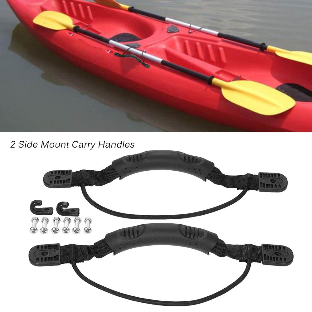 2 Side Mount Carry Handles Paddle Park Bungee Hardware And J