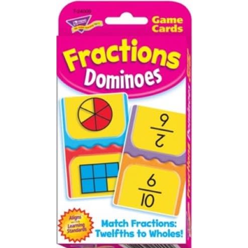 Fraction Dominoes Game Cards