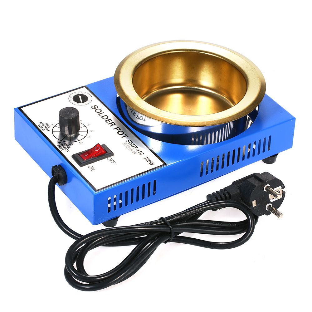 300W 220V 100mm 1200g Mini Lead Free Soldering Pot Titanium