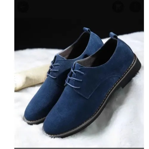 Casual Suede Shoes For Men - Blue