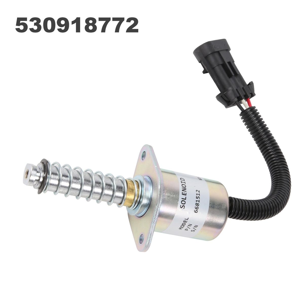 530918772 Solenoid Valve for Bobcat S150 S160 S175 S185 S205 S250 S300 6681512