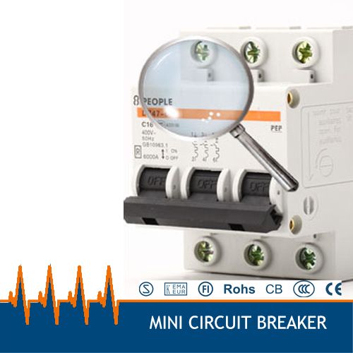 16A 3 Overload DZ47-63 AC380v Circuit Protection Phase Mini