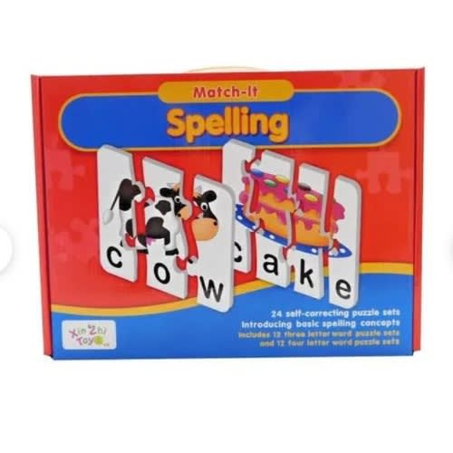 Match-it Spelling 24 Self Correcting Puzzle Sets