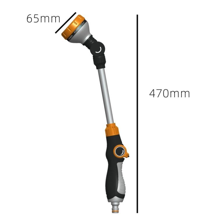 Garden Car Wash Shower 8 Functional Thumb Long Rod Sprinkler +3 Mats