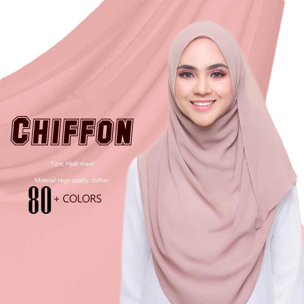 New Solid Pearl Chiffon Bubble Scarf Headband Long Scarf Women's Monochrome Fashion Scarf