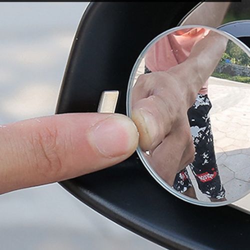 Car Small Round Mirror 360 Degree Reversing Blind Spot Mirror Convex Mi