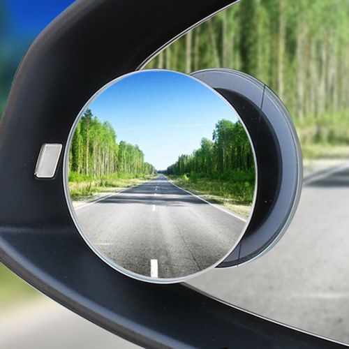 Car Small Round Mirror 360 Degree Reversing Blind Spot Mirror Convex Mi