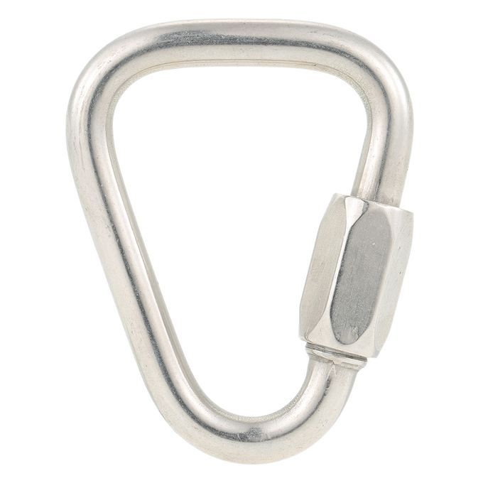 Stainless Steel Triangle Quick Link Locking Carabiner-5