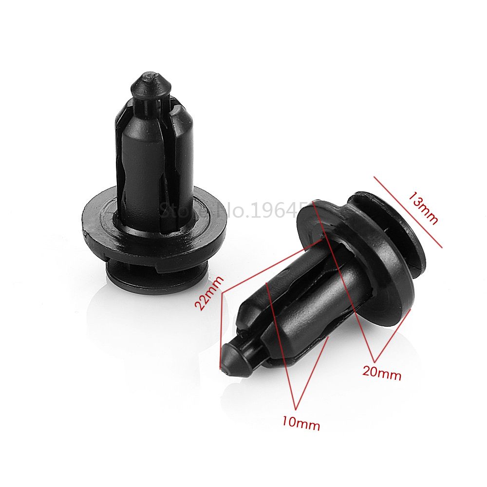 20pcs Plastic Fasteners Bumper Buckle Panel Fixed Clamp For