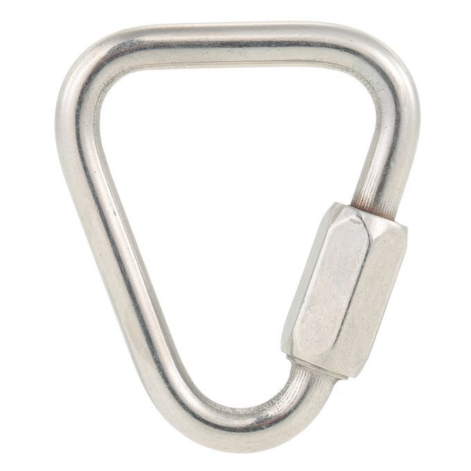 Stainless Steel Triangle Quick Link Locking Carabiner-4