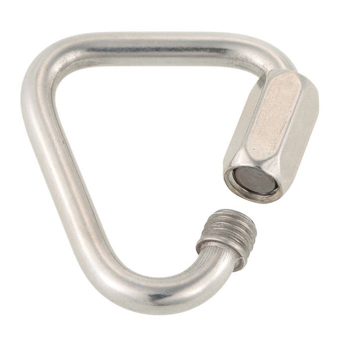 Stainless Steel Triangle Quick Link Locking Carabiner-4