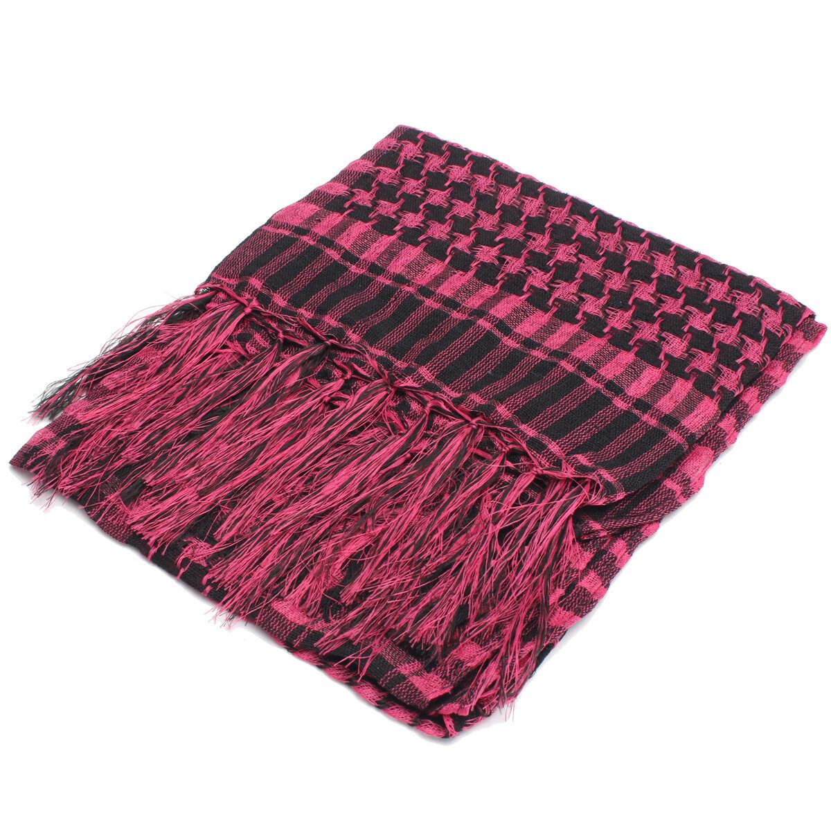 Lightweight Women Men Unisex Arab Shemagh Keffiyeh Scarf Shawl Wrap Hot Pink HOT Hot Pink
