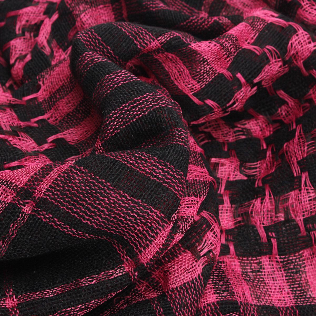 Lightweight Women Men Unisex Arab Shemagh Keffiyeh Scarf Shawl Wrap Hot Pink HOT Hot Pink