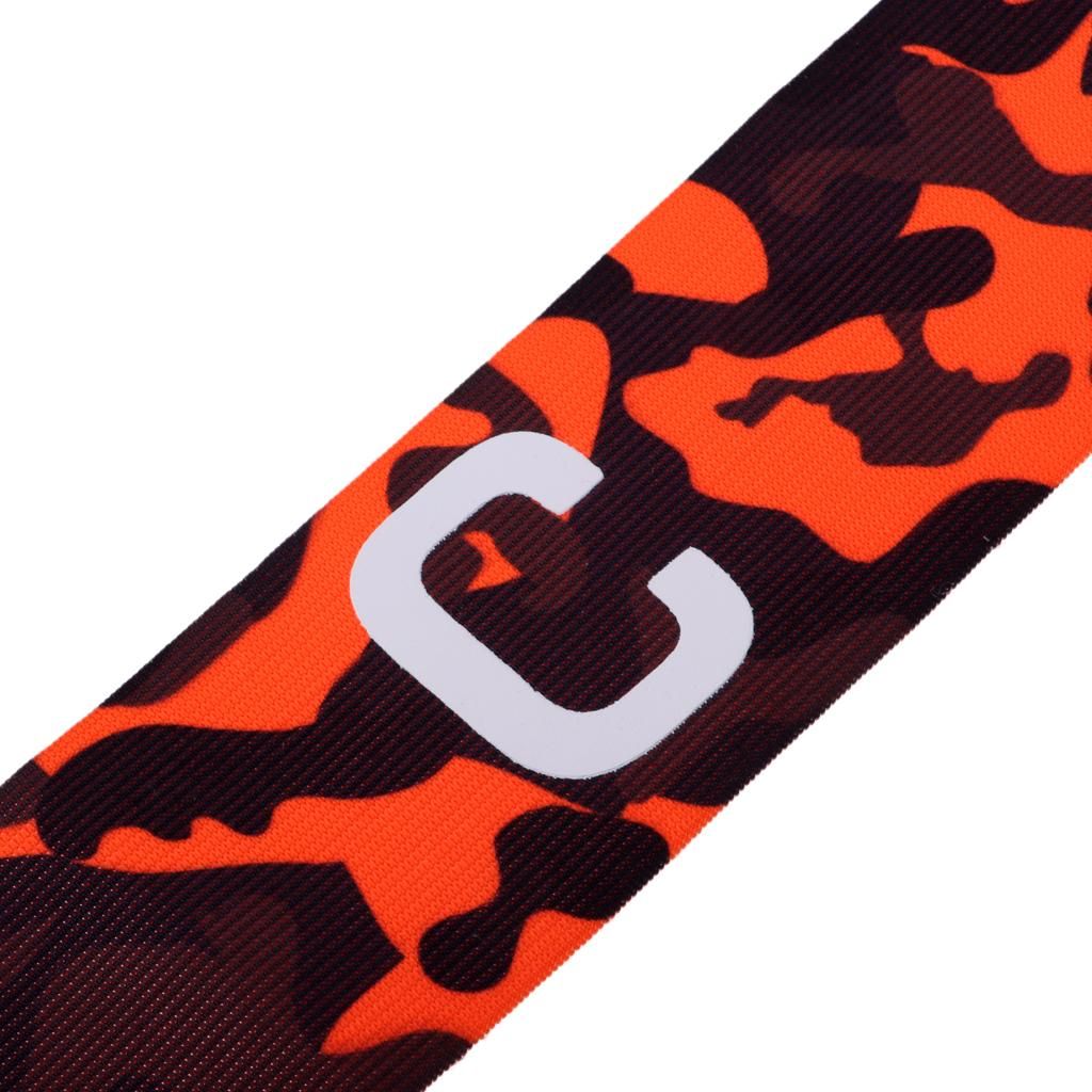 Football Soccer Adjustable Band Captain Armband, One Size #3 Orange