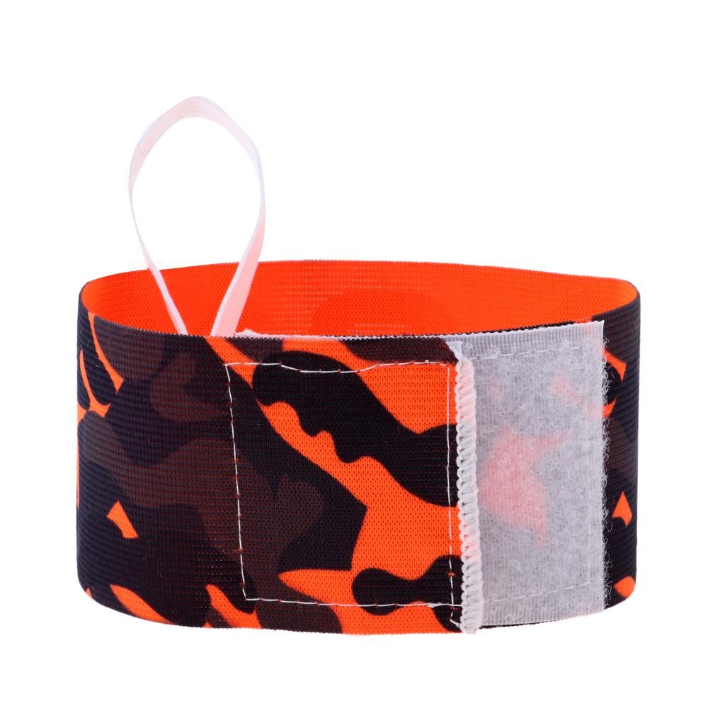 Football Soccer Adjustable Band Captain Armband, One Size #3 Orange