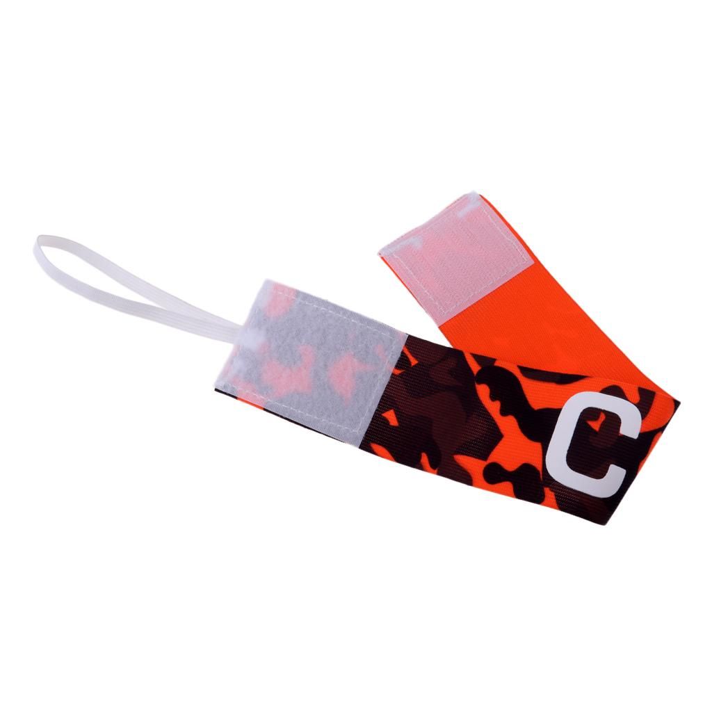 Football Soccer Adjustable Band Captain Armband, One Size #3 Orange
